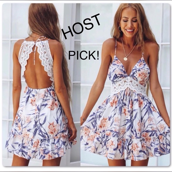 PGSwag Fashion Dresses & Skirts - Adorable Lace Floral Sleeveless Summer Mini Dress